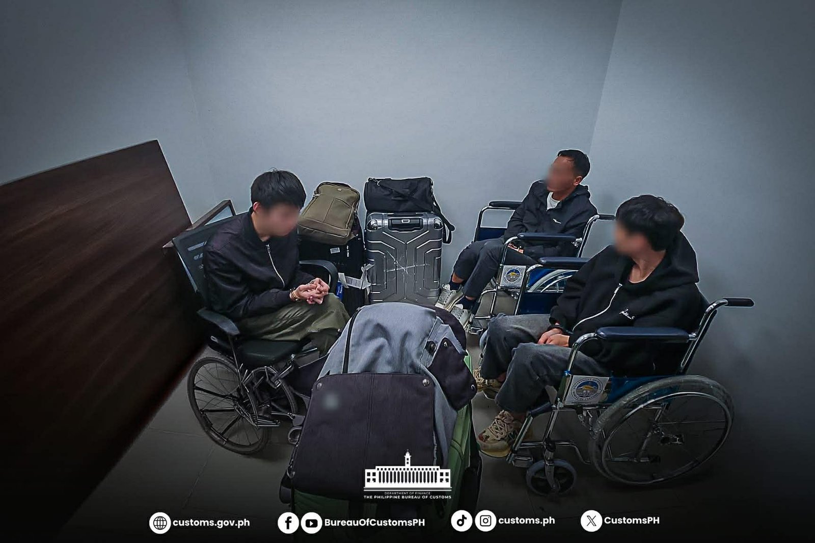 CLARK CUSTOMS BUSTS ₱69.8-M DRUG HAUL; 3 CHINESE NABBED IN AIRPORT INTERCEPT