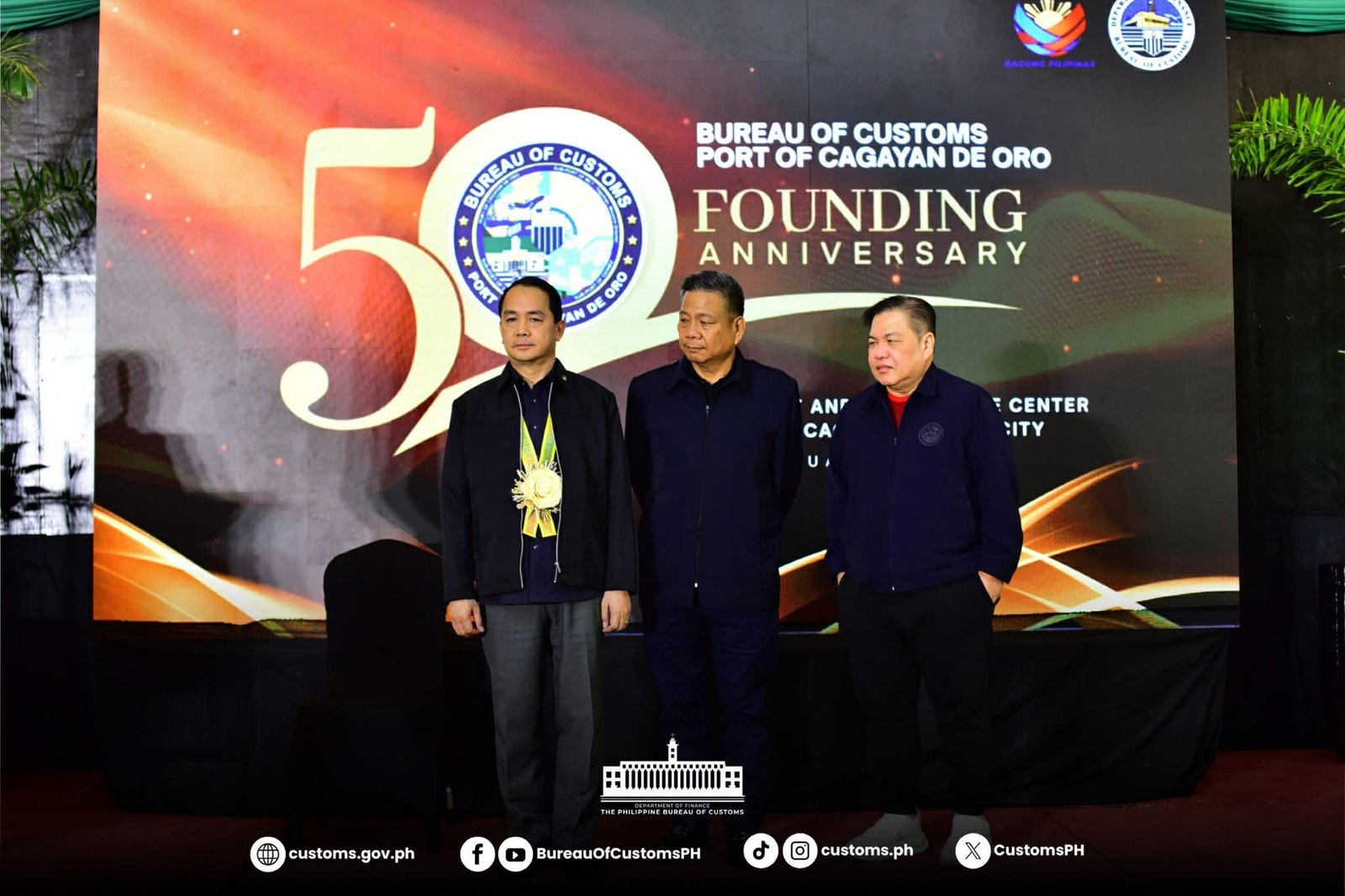 GOLDEN PORT AT 50: CDO CUSTOMS POSTS ₱39.46B REVENUE IN 2025