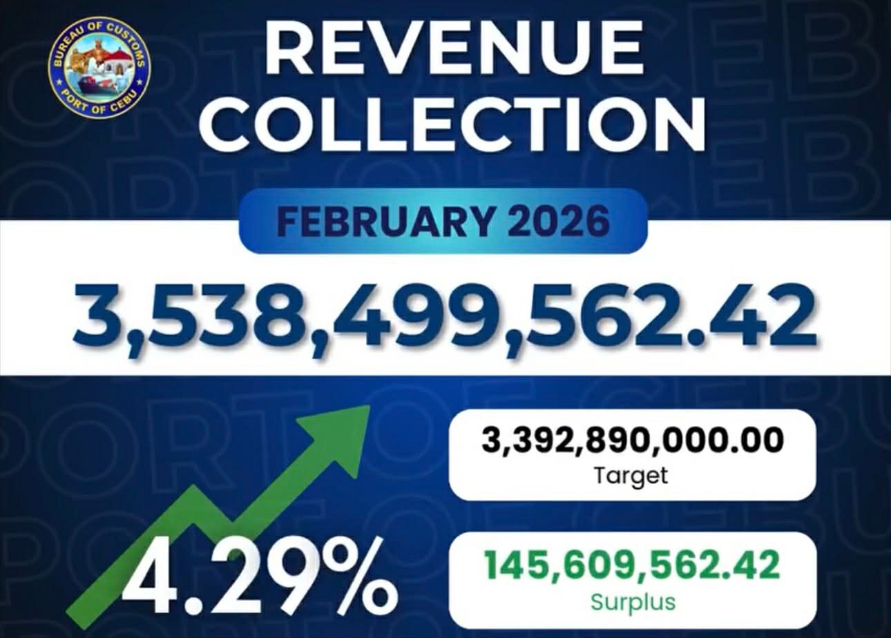 CEBU CUSTOMS CRUSHES TARGET — NEPOMUCENO, YAP-LUMONTAD DELIVER THE NUMBERS