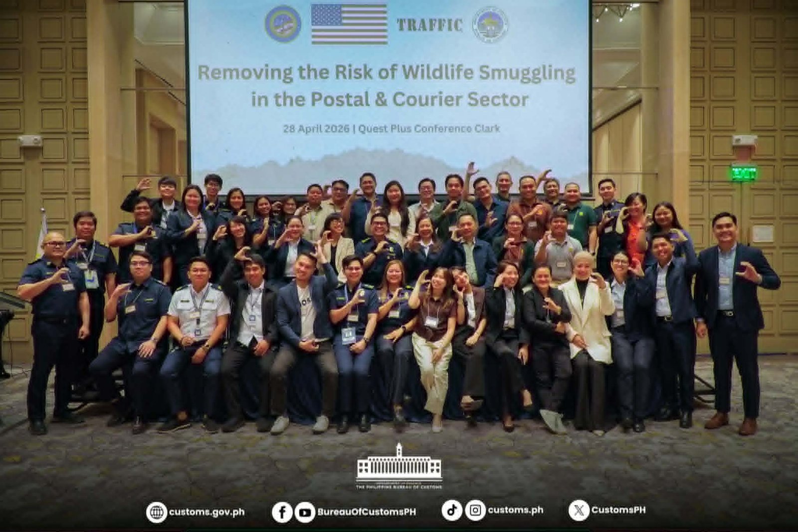CUSTOMS STEPS UP ANTI-WILDLIFE TRAFFICKING DRIVE AT CLARK PORT