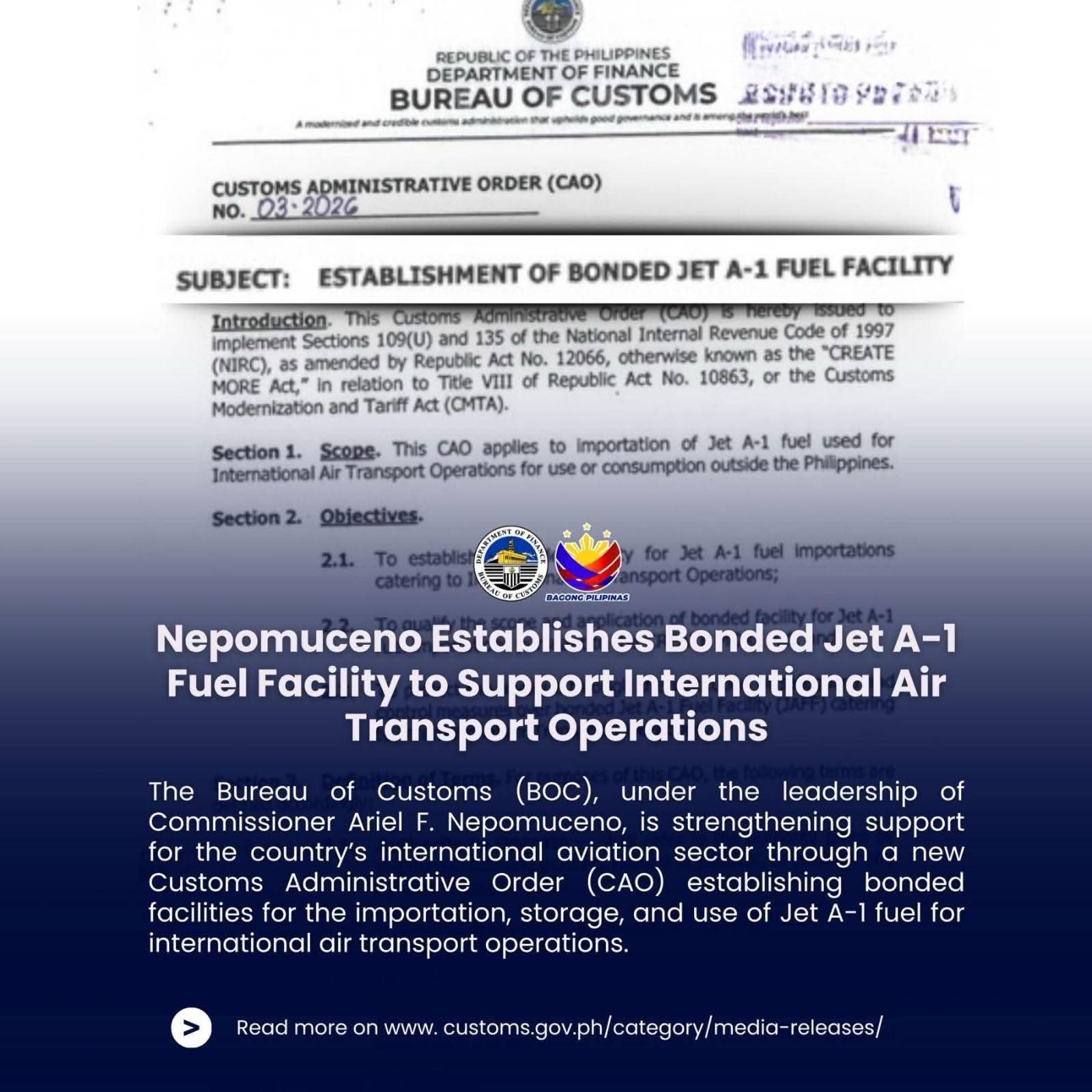 BONDED JET A-1 FACILITY TO BOOST INTERNATIONAL AVIATION—BUT NO ROOM FOR FUEL DIVERSION