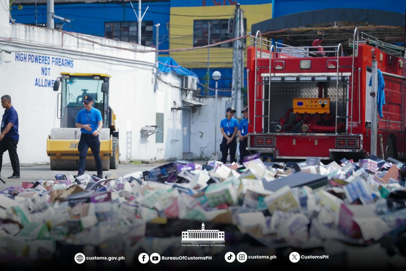 ₱1.4-BILLION VAPE EMPIRE CRUSHED! BOC SMASHES RECORD-BREAKING HAUL; MILLIONS OF ILLEGAL VAPE PRODUCTS WIPED OUT!