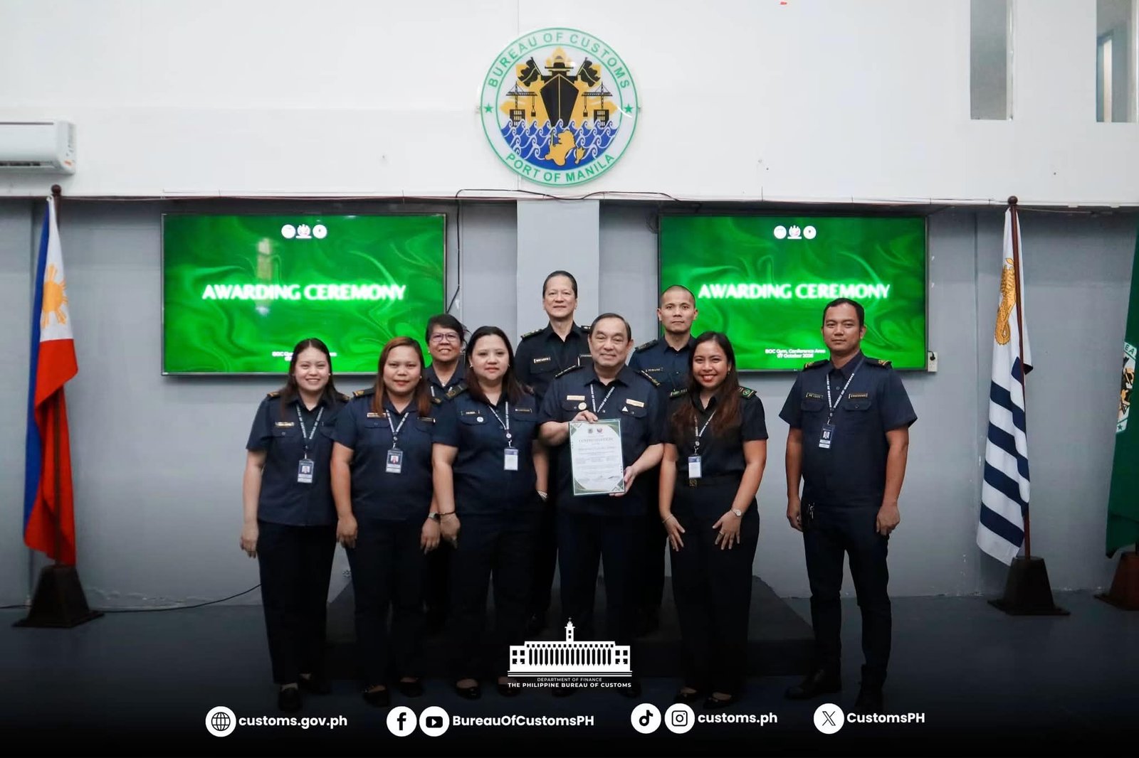 POM ON FIRE! TORRALBA LEADS ₱8.39-B SEPTEMBER COLLECTION BLITZ! RICARTE, TURIANO, BALUYOT, TEAM HONORED AS PORT OF MANILA SMASHES REVENUE TARGET!